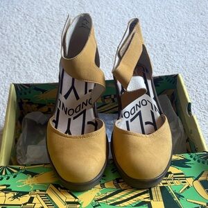 Fly London Women's Mustard Heels